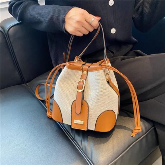 Straw Braided Adjustable Strap Crossbody Bag - Picture 14 of 14